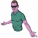 download Casual Guy 2 clipart image with 315 hue color