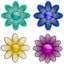Glossy Flowers 3