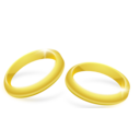 download Gold Rings clipart image with 0 hue color