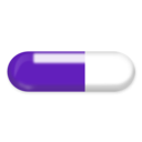 download Red And White Pill clipart image with 270 hue color