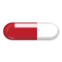 download Red And White Pill clipart image with 0 hue color