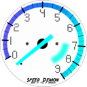 download Tachometer clipart image with 180 hue color