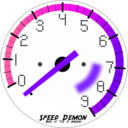 download Tachometer clipart image with 270 hue color