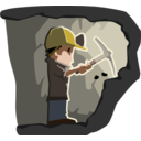 download Miner clipart image with 0 hue color