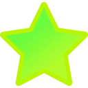 download Icon Star clipart image with 45 hue color