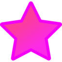 download Icon Star clipart image with 270 hue color