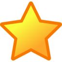download Icon Star clipart image with 0 hue color