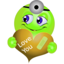 download Healed Heart Boy Smiley Emoticon clipart image with 45 hue color