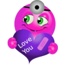 download Healed Heart Boy Smiley Emoticon clipart image with 270 hue color