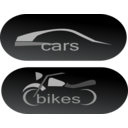 download Cars And Bikes clipart image with 90 hue color
