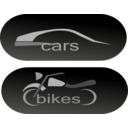 download Cars And Bikes clipart image with 0 hue color