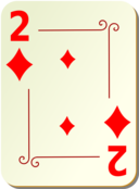 Ornamental Deck 2 Of Diamonds