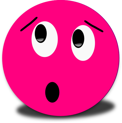 Embarrased Smiley Pink Emoticon