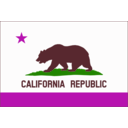 download Flag Of California Solid Color Border clipart image with 315 hue color