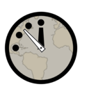 download Doomsday Clock clipart image with 0 hue color