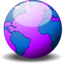 download A Simple Globe clipart image with 90 hue color