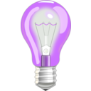 download Light Bulb On clipart image with 225 hue color