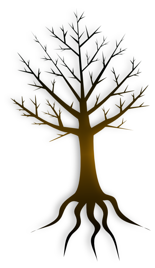 شجرة بدون اوراق رسم