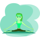 download Fitness Girl clipart image with 90 hue color