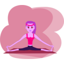 download Fitness Girl clipart image with 270 hue color
