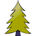 download Tree Icon clipart image with 270 hue color