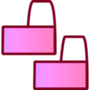 download Tab Breakoff clipart image with 225 hue color