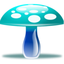 download Mushroom clipart image with 180 hue color