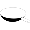 download Frying Pan clipart image with 0 hue color