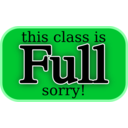 download This Class Is Full Sorry clipart image with 135 hue color