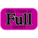 download This Class Is Full Sorry clipart image with 315 hue color