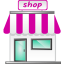download Shop Front Icon clipart image with 315 hue color