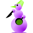 download Snowman Cannibal By Rones clipart image with 90 hue color