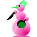 download Snowman Cannibal By Rones clipart image with 135 hue color
