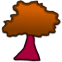 download A Tree clipart image with 315 hue color