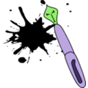 download Angry Pen clipart image with 45 hue color