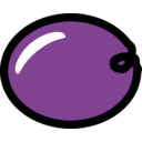download Plum Icon clipart image with 0 hue color