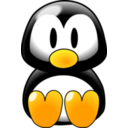 download Baby Tux clipart image with 0 hue color