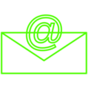 download Email Rectangle 13 clipart image with 90 hue color