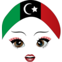 download Pretty Libyan Girl Smiley Emoticon clipart image with 0 hue color