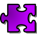 download Blue Jigsaw Piece 16 clipart image with 45 hue color