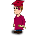 download Comic Characters Graduated clipart image with 0 hue color