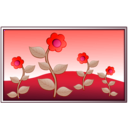 download Flowers In Field clipart image with 315 hue color