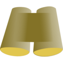 download Binoculars clipart image with 180 hue color