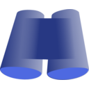 download Binoculars clipart image with 0 hue color