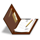 download Brown Clipboard clipart image with 0 hue color