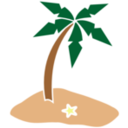 download Simple Island clipart image with 0 hue color
