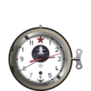 download Soviet Nuclear Submarine Clock clipart image with 0 hue color