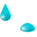 download Drops 1 clipart image with 0 hue color