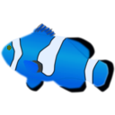download Aquarium Fish Amphiprion Percula clipart image with 180 hue color