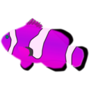 download Aquarium Fish Amphiprion Percula clipart image with 270 hue color